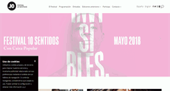 Desktop Screenshot of festival10sentidos.com