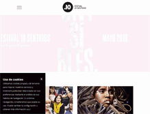 Tablet Screenshot of festival10sentidos.com